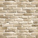 Ver imagem 2 de Papel de Parede Adesivo Tijolo Bege - 2,5m