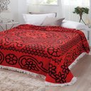Ver imagem 2 de Colcha Casal Chenille Aristocrata Bruna Jolitex VERMELHO