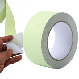 Fita Antiderrapante Fluorescente 5 Metros Neon Chao Escada Degrau Piso Rampa Previne Acidentes Brilh - 6