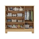 Ver imagem 5 de Cômoda Infantil 95cm 1 Porta e 4 Gavetas Allegra Multimóveis Mp4444 Madeirado/branco