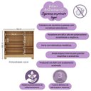 Ver imagem 3 de Cômoda Infantil 95cm 1 Porta e 4 Gavetas Allegra Multimóveis Mp4444 Madeirado/branco