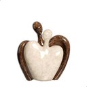 Ver imagem 1 de Escultura de Mesa Marrom e Bege para Decoração de Sala Romance Petra
