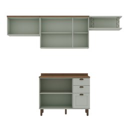 Cozinha Completa 100% Mdf 4 Peças Iluminata - 4