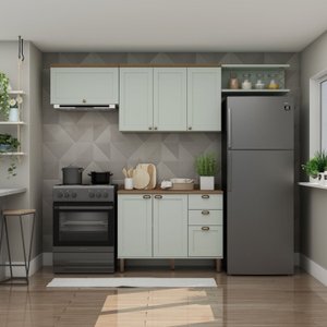 Cozinha Completa 100% Mdf 4 Peças Iluminata