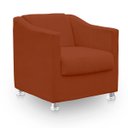 Ver imagem 1 de Poltrona para Recepção, Clinica , Salão, Sala Escritório Suede Escolha Sua Cor