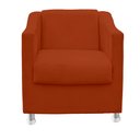 Ver imagem 3 de Poltrona para Recepção, Clinica , Salão, Sala Escritório Suede Escolha Sua Cor
