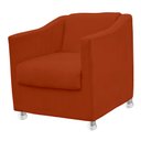 Ver imagem 4 de Poltrona para Recepção, Clinica , Salão, Sala Escritório Suede Escolha Sua Cor