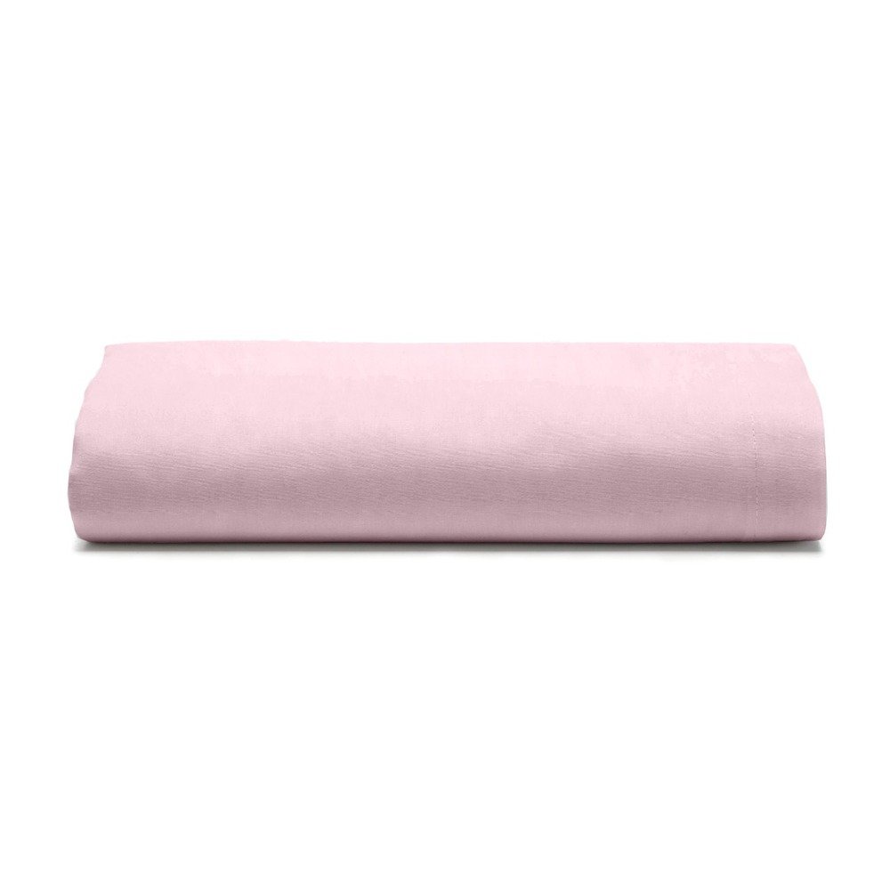 Lençol com Elástico Solteiro Avulso Cores Camesa 88x188cm:Rosa