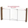 GRADE PORTÃO PET BEBÊ DIVISOR AMBIENTE 70 A 150 CM BRANCO - 4