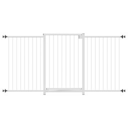 GRADE PORTÃO PET BEBÊ DIVISOR AMBIENTE 70 A 150 CM BRANCO - 1