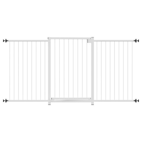 GRADE PORTÃO PET BEBÊ DIVISOR AMBIENTE 70 A 150 CM BRANCO