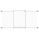 Ver imagem 1 de GRADE PORTÃO PET BEBÊ DIVISOR AMBIENTE 70 A 150 CM BRANCO