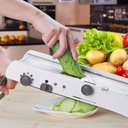 Ver imagem 5 de Mandoline Fatiador Profissional 18 Tipos de Corte Aço Inox