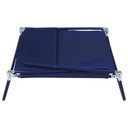 Ver imagem 3 de Cadeira Espreguiçadeira Dobrável em Textiline Azul Marinho - Mor