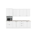 Ver imagem 1 de Kit Cozinha Completa 6 Peças Americana 7 Peças (2aéreos+2balcões+1paneleiro+2complementos) C5p63