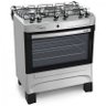 Fogão Mueller Maggiore Grill 5 Bocas com Acendimento Automático e Forno Autolimpante Inox 127V - 1