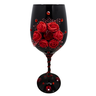 Taça Preta Pomba Gira Rosas Vermelha - 1