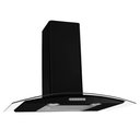 Ver imagem 1 de Coifa Parede Vidro Curvo Black 5 Bocas 70cm 220v - Fogatti
