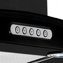 Ver mais imagens de Coifa Parede Vidro Curvo Black 5 Bocas 70cm 220v - Fogatti