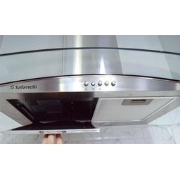 Coifa de Parede Vidro Curvo Safanelli 80 Cm 110v - 5