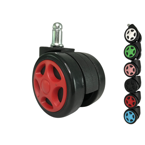 Kit 5 Rodízios P/ Cadeira Gamer Escritório