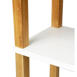 Estante 60x23x221 Branca C 6 Prat. 33cm - 2