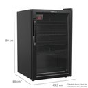 Ver imagem 3 de ADEGA NGV 100 PARA 24 GARRAFAS PRETO FOSCO 220 V