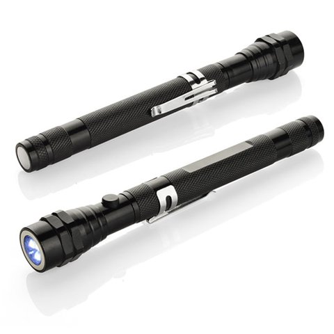 Lanterna de 3 Led Telescopica Cabeca Flexivel Multifuncional com Imã - Starfer