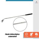Ver imagem 2 de Lanterna de 3 Led Telescopica Cabeca Flexivel Multifuncional com Imã - Starfer
