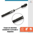 Ver imagem 4 de Lanterna de 3 Led Telescopica Cabeca Flexivel Multifuncional com Imã - Starfer