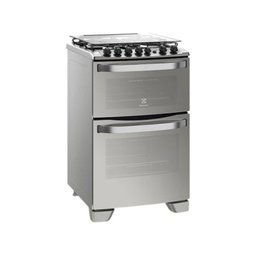 Fogão Electrolux 4 Bocas Duplo Forno 56Dax Prata 220V - 2