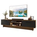 Ver imagem 2 de Rack para Tv até 80 Polegadas 218 Cm 2 Portas Rustic/preto Agata Madesa