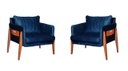Ver imagem 1 de KIT 2 POLTRONA DECORATIVA MILÃO LUXO DORA BELA - 129