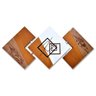 Quadro Decorativo Para Interior Arte Abstrata Mostarda Luxo - 1