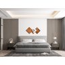 Quadro Decorativo Para Interior Arte Abstrata Mostarda Luxo - 3