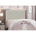 Ver imagem 4 de Cabeceira Cama Box Casal 140 Cm Tania Veludo S04 - D'Rossi Cor Prata