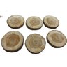 Kit c/ 6 Bolacha Mad Tronco Rustica de 17 x 16,5 a 17 x 16cm - 1