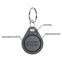 Ver imagem 6 de Kit 10 Chaveiro Proximidade Dupla Tecnologia Tag RFID 13,56 MHz e 125 kHZ TH 1000 DT Intelbras
