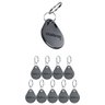 Kit 10 Chaveiro Proximidade Dupla Tecnologia Tag RFID 13,56 MHz e 125 kHZ TH 1000 DT Intelbras - 1