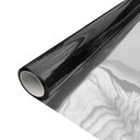 Ver imagem 1 de Película Adesiva Uv Profissional Refletiva Preto e Prata Espelhado 50x500cm