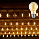 Ver imagem 4 de Kit 5 Lâmpada de Filamento Led A60 4w Âmbar 2200k Bivolt Retrô Vintage