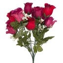 Ver imagem 1 de Buquê Botão de Rosas Artificiais X12 Luxo