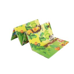Tapete Tatame Infantil Dupla Face Selva Inglês 150cm X 200cm Kapazi - 3