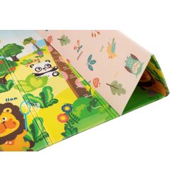Tapete Tatame Infantil Dupla Face Selva Inglês 150cm X 200cm Kapazi - 8