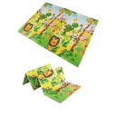 Ver imagem 1 de Tapete Tatame Infantil Dupla Face Selva Inglês 150cm X 200cm Kapazi