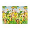 Ver imagem 4 de Tapete Tatame Infantil Dupla Face Selva Inglês 150cm X 200cm Kapazi