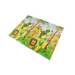 Tapete Tatame Infantil Dupla Face Selva Inglês 150cm X 200cm Kapazi - 7