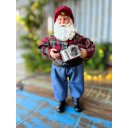Ver imagem 2 de Boneco Papai Noel Colecionáveis Fotógrafo Decoração Natal 27cm