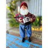 Boneco Papai Noel Colecionáveis Fotógrafo Decoração Natal 27cm - 2