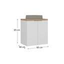 Ver imagem 4 de Gabinete de Banheiro com Cuba Nature Estilare 60cm